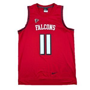 Nike Atlanta Falcons BASKETBALL Jersey #11 Julio Jones RARE Y2K Size Large
